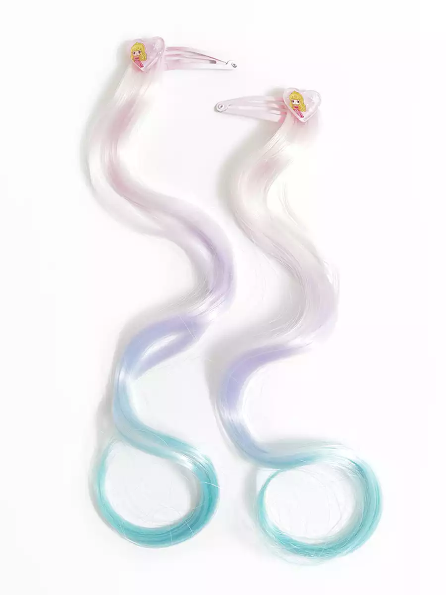 Зажим 2 шт сердечки 058D-6560D