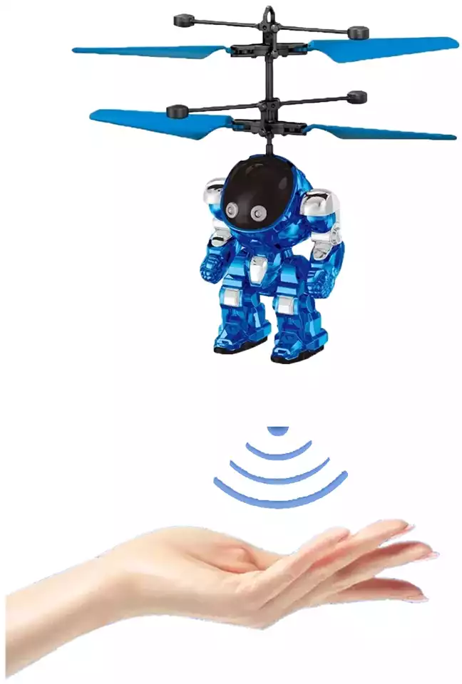 Летающая р/у Робот (синий) WB