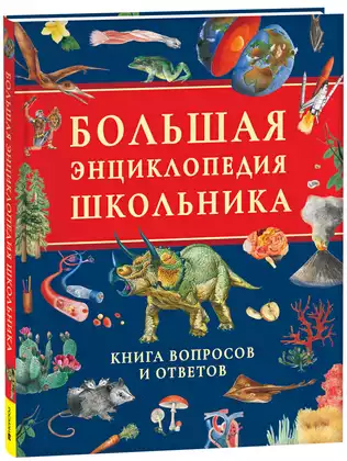 Книга вопросов и ответов Большая энциклопедия школьника 200 стр 9785353112877