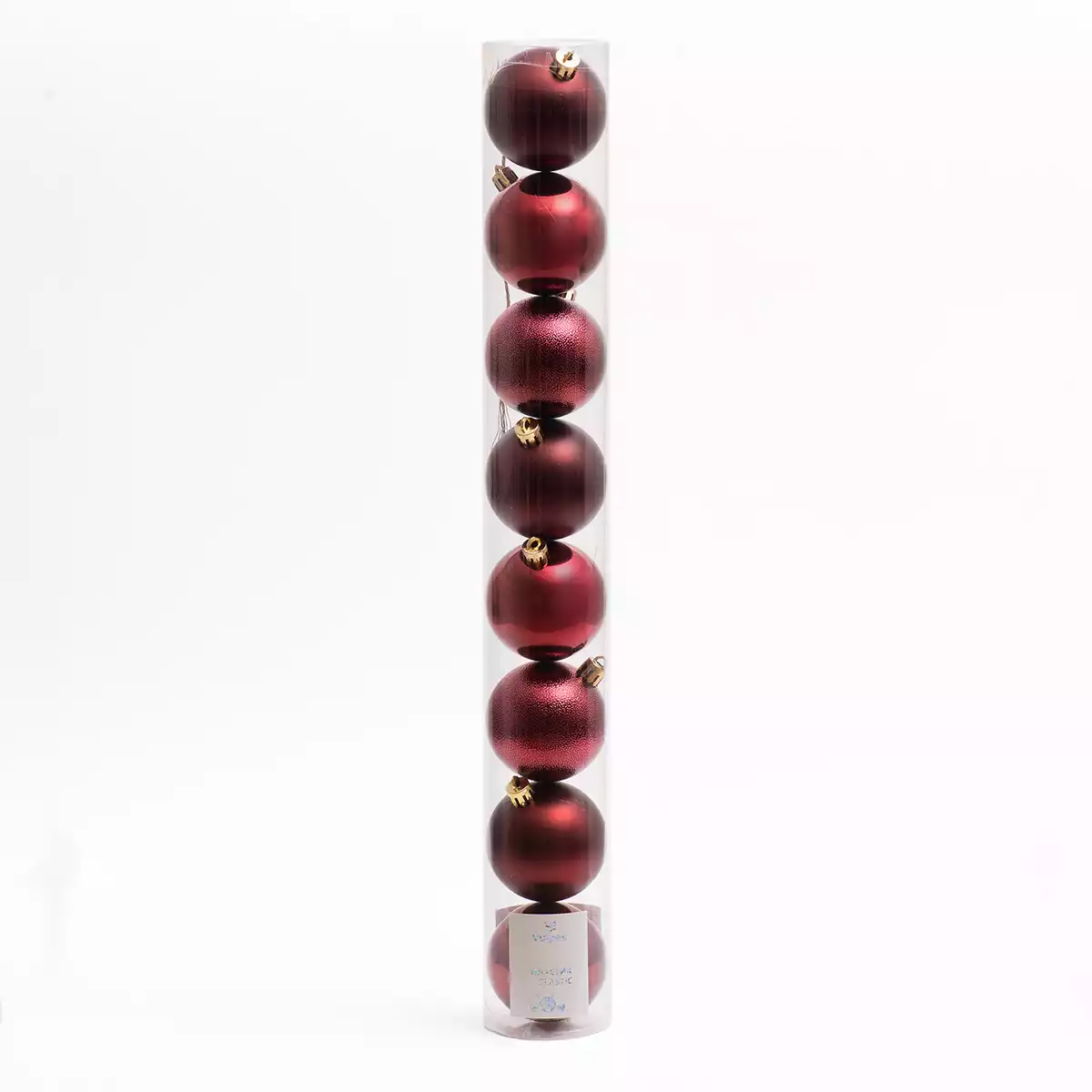 Набор шаров 6 см 8 шт красный SY24DGZ-343-3