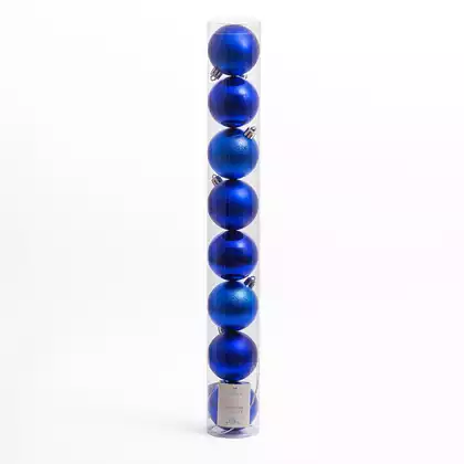 Набор шаров 6 см 8 шт синий SY24DGZ-343-4