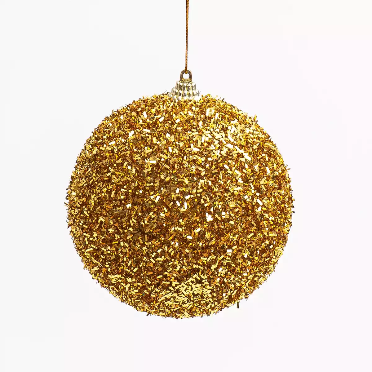Новогодний шар 10 см золото 058D-6689D
