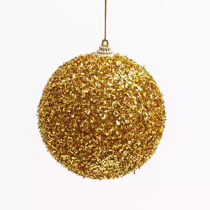 Новогодний шар 10 см золото 058D-6689D