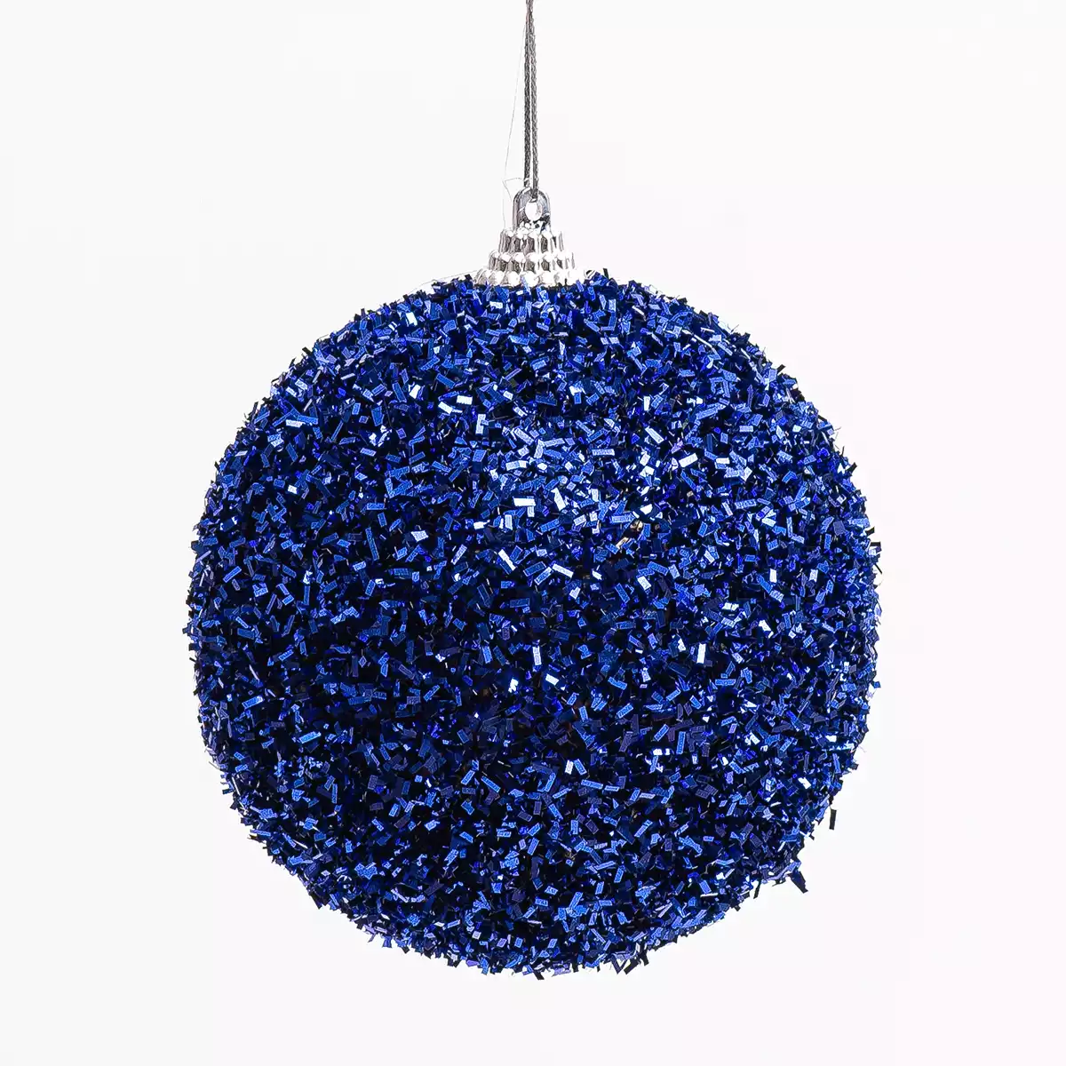 Новогодний шар 10 см синий 058D-6690D