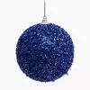 Новогодний шар 10 см синий 058D-6690D
