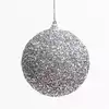 Новогодний шар 10 см сереро 058D-6692D