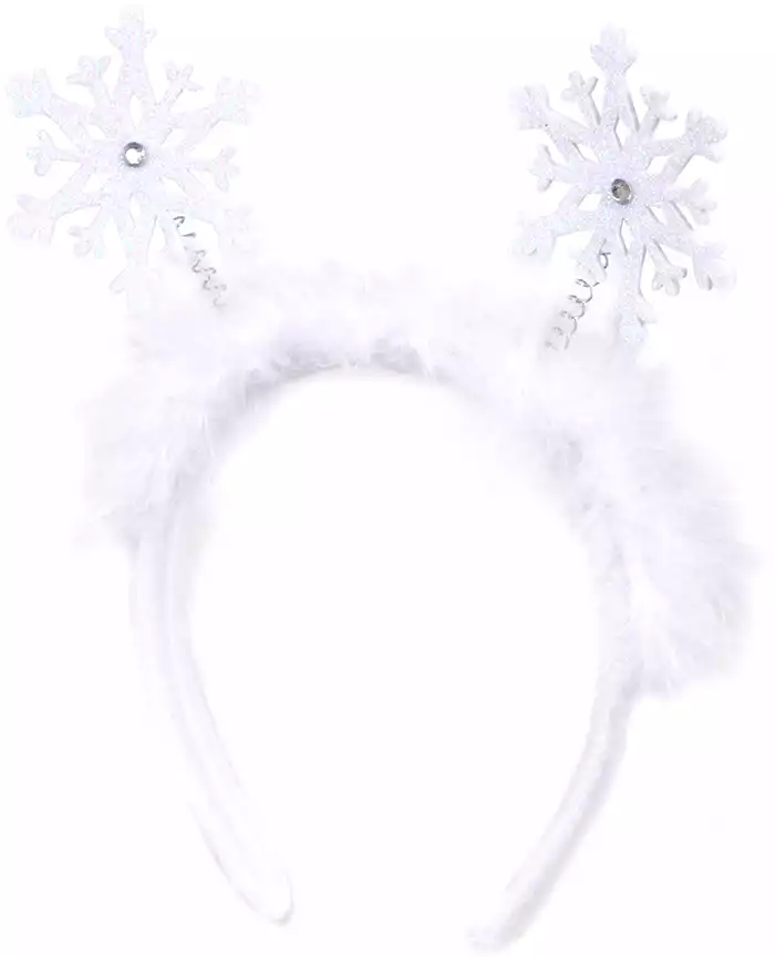 Карнавальный ободок снежинки 058D-6701D