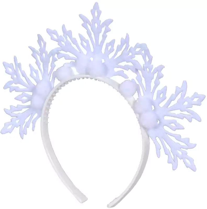 Карнавальный ободок снежинка 058D-6708D