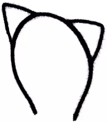 Карнавальный ободок ушки котик 058D-6716D