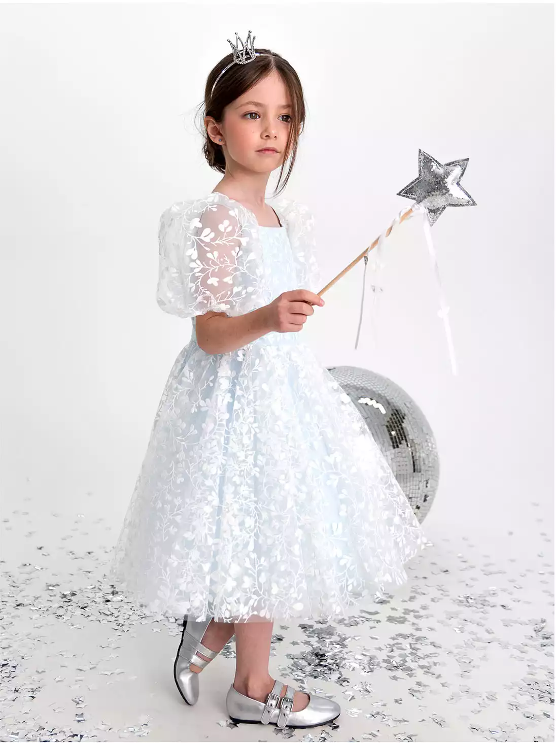 Волшебная палочка звезда серебро 058D-6693D