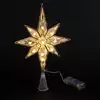 Верхушка звезда 20х18 см свет на батарейках 058D-6667D