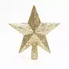 Новогодняя верхушка звезда 18х20 см шампань 058D-6671D