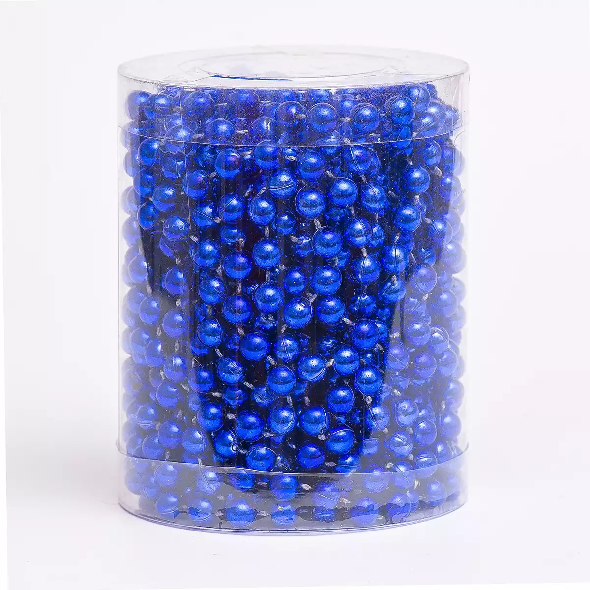 Новогодние бусы 10 м 8 мм синий 058D-6790D