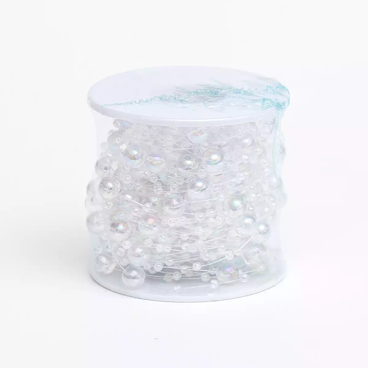 Новогодние бусы 10 м ледяные шарики на катушке 058D-6793D