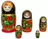 Матрешка 5-кукольная Расписная в асс.Р45/755 15см.