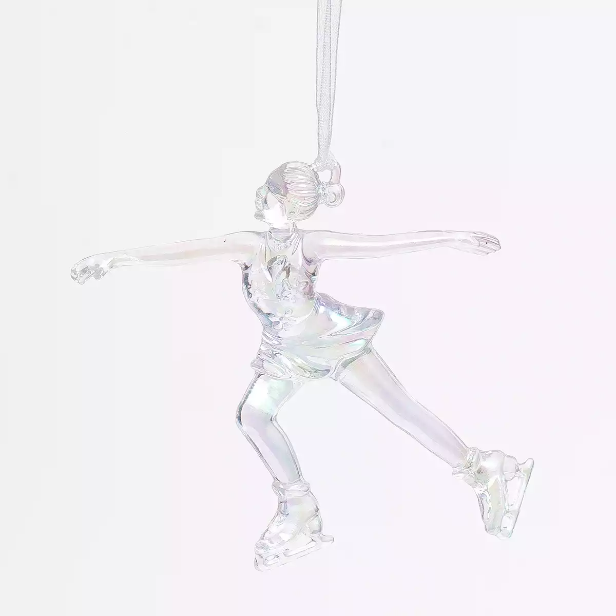Новогодняя фигурка Фигуристка 10х10 см 058D-6745D