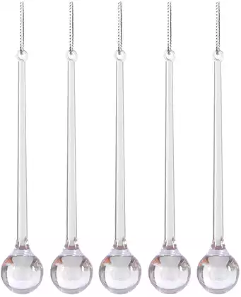 Набор сосулек 5 шт капля 13 см лед 058D-6772D