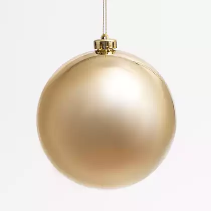 Новогодний шар 15 см золото глянец 15001A66
