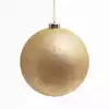 Новогодний шар 15 см золото глиттер 15001S66