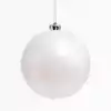 Новогодний шар 15 см белый глянец 15001W20