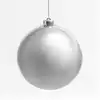 Новогодний шар 15 см серебро глянец 15001A04