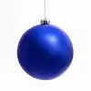 Новогодний шар 15 см синий глянец 15001A14