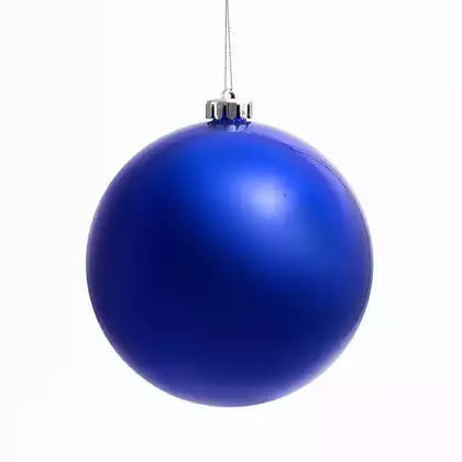 Новогодний шар 15 см синий глянец 15001A14