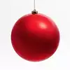 Новогодний шар 20 см красный глянец 20001A05