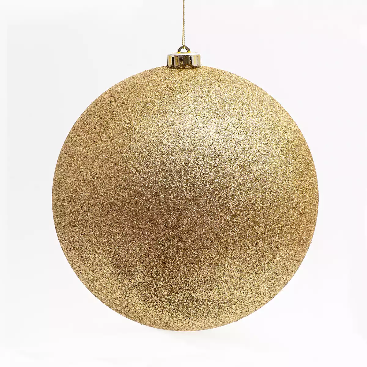 Новогодний шар 20 см золото глиттер 20001S66