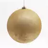 Новогодний шар 20 см золото глиттер 20001S66