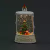 Новогоднее украшение фонарик 14,5 см елка с подарками (свет на батарейках )058D-6800D