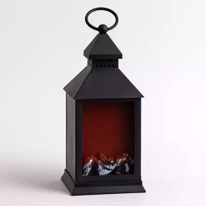 Новогоднее украшение фонарик 24,5 см батарейки BL16584