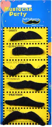 Карнавальные усы 058D-6907D
