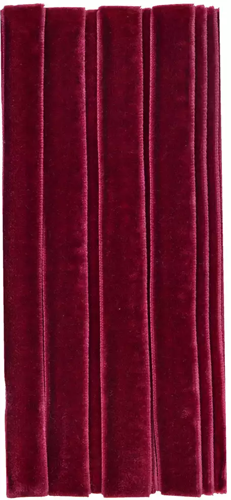 Набор бантиков бордовый 5 м х 1 ,5 см 058D-6941D