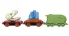 Игровой набор Fisher-Price - Томас и его Друзья: Дино-доставка, Серия 1, в наборе: 1 пластиковый паровозик, 2 вагона и грузы для перевозки (2 вида в ассортименте, без возможности выбора), серия Thomas & Friends, возраст 3+