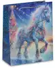 Пакет новогодний 32х26х10см Лошадь YM25-6