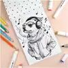 Раскраска МОДНЫЕ ЖИВОТНЫЕ 70889