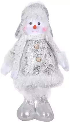 Новогодняя фигурка 40-60 см Снеговик белый 058D-6974D