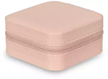 Шкатулка для украшений 10х10х5 см розовый 058D-6981D