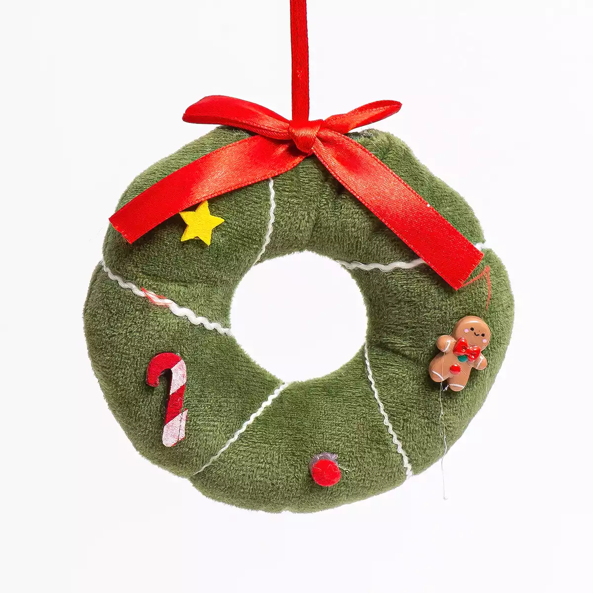 Новогодняя фигурка 11 см венок MU-25XP485