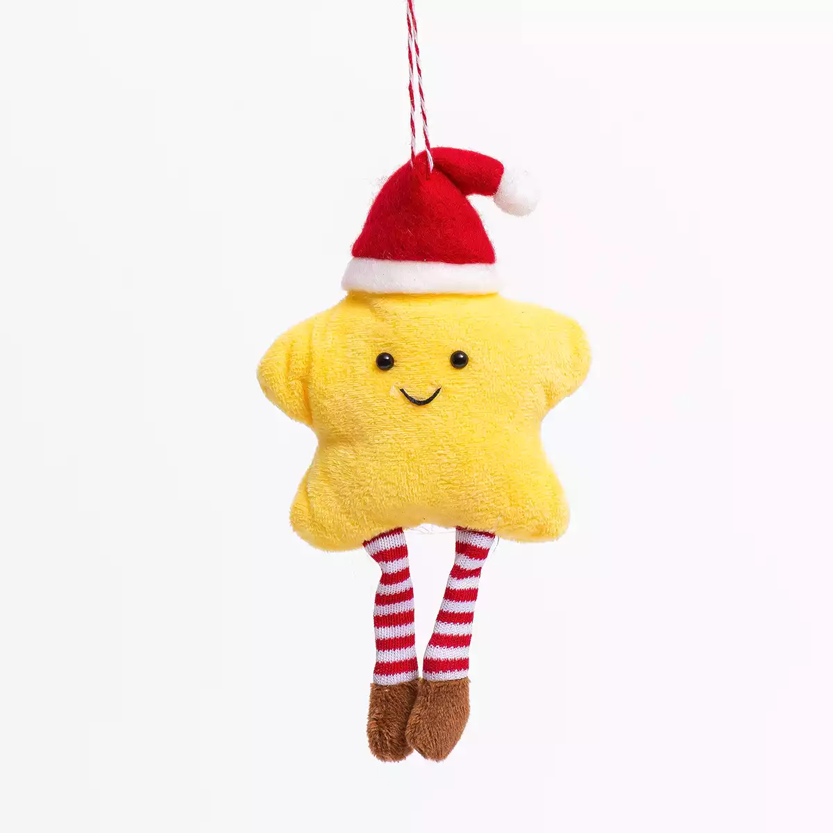 Новогодняя фигурка 18 см звездочка на подвесе MU-25XP488