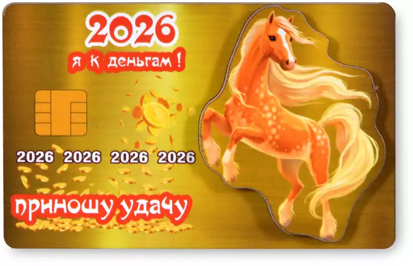 Магнит двухслойный Символ года 2026 нг26-м2-004