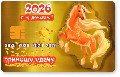 Магнит двухслойный Символ года 2026 нг26-м2-004