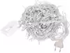 Светодиодная гирлянда НИТЬ 25 м 250 Led теплый белый 8 режимов, IP20 от сети,прозрачн.провод
