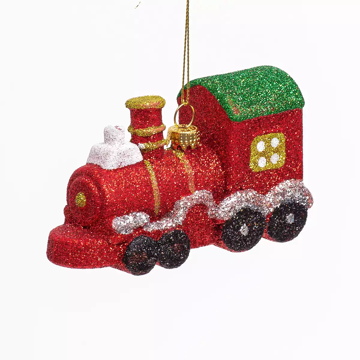 Новогодняя фигурка 11,7 см поезд красный 058D-7235D