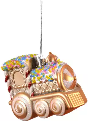 Новогодняя фигурка 8,5 см поезд 058D-7243D