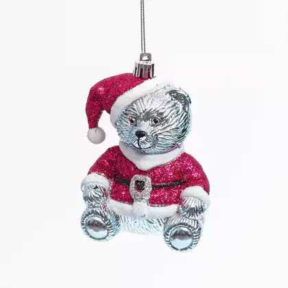 Новогодняя фигурка 11 см мишка санта 058D-7249D