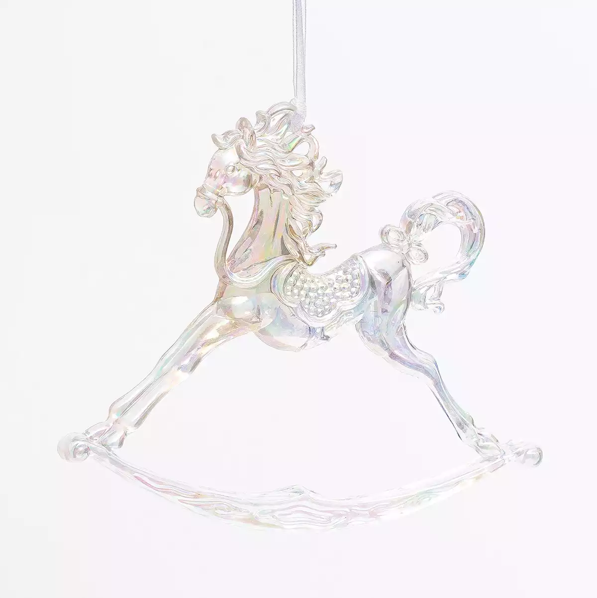 Новогодняя фигурка 15 см лошадка 058D-7256D