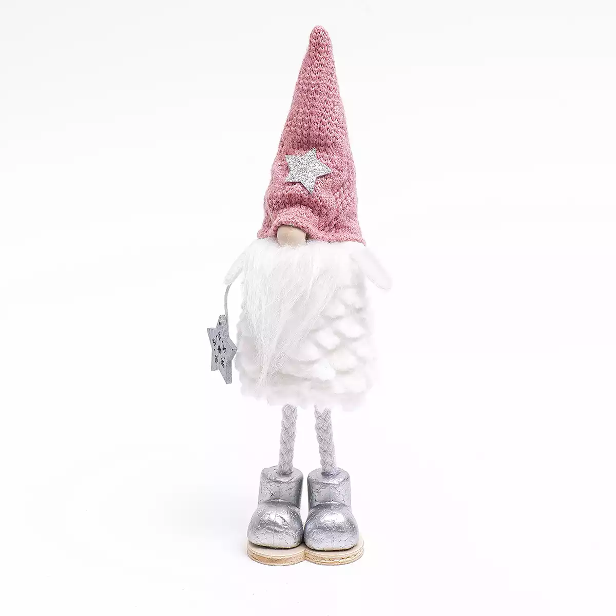 Новогодняя фигурка 21 см гномик 058D-7309D