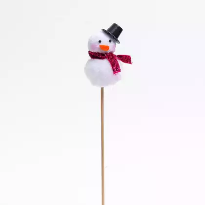 Новогодняя фигурка снеговик на вставке 058D-7311D